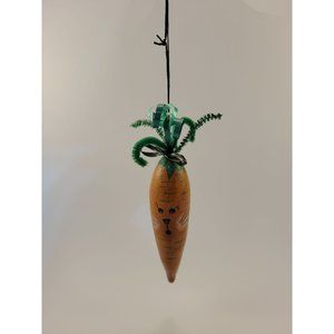Handmade Carrot Easter Ornament